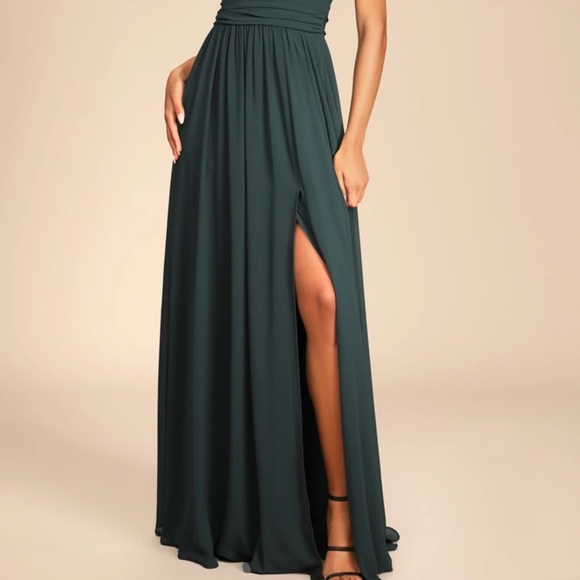 Lulus women’s XL dress in emerald green - Picture 3 of 7